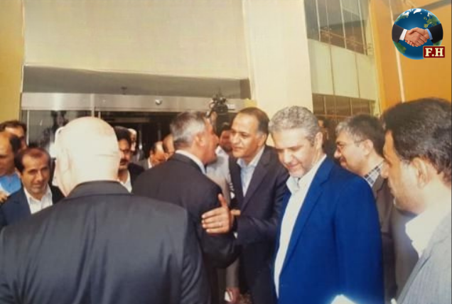 بدرقه استاندار اربیل و سلیمانیه توسط آقای هاشمی استاندار کرمانشاه و رضا فرهادی