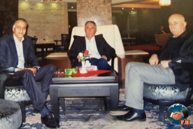 از راست اقای نوزاد هادی استاندار اربیل اقای بهروز حمل صالح استاندار سلیمانیه به میزبانی اقای رضافرهادی